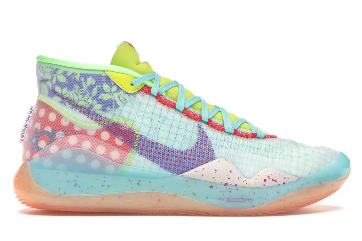 Nike KD 12 Peach Jam Men's - CK1195-300/CK1197-300 - US