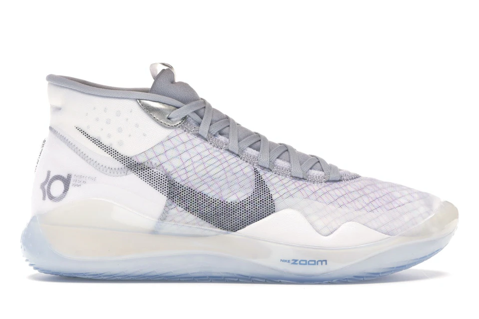 Nike KD 12 White Wolf Grey - CK1195-101