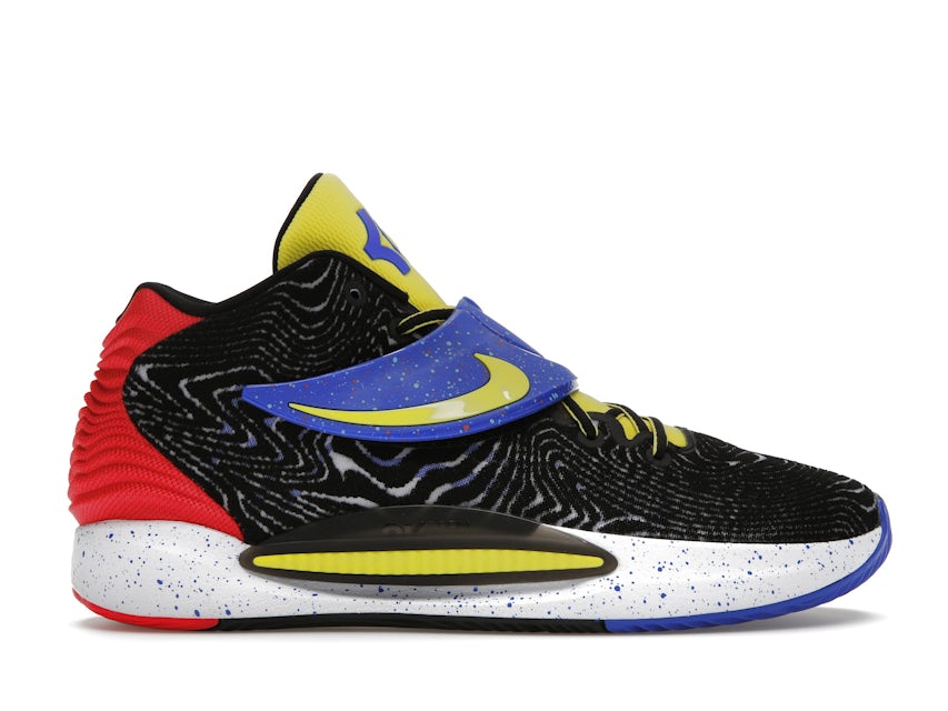 Yellow Nike Mens Kd Trey 5 X Basketball Shoe, Color Pop