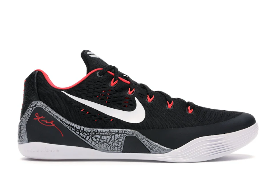 Nike Kobe 9 EM Low Laser Crimson Men's - 646701-001 - US