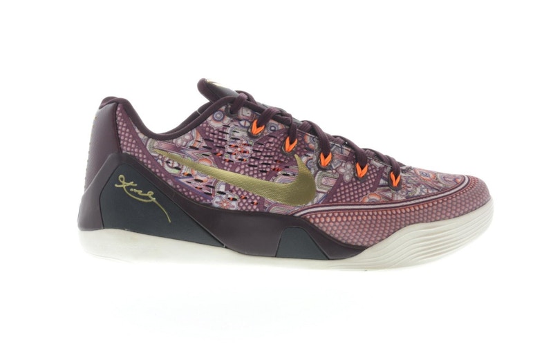 【交渉可】kobe 9 merlot metalic gold ttl orng