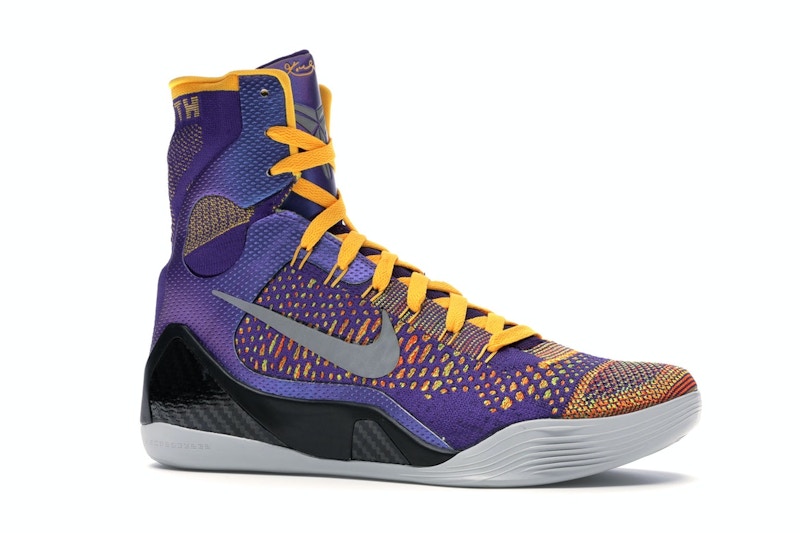 Kobe 9 elite purple and yellow