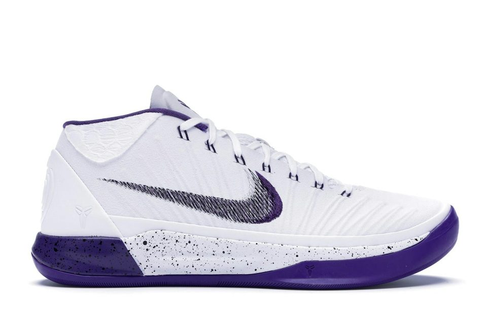 Nike Kobe A.D. Mid Baseline White Court Purple Men'S - 922482-100 - Us