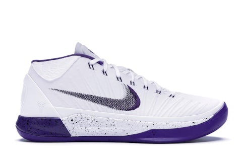 Nike Kobe Mid Baseline White Court Purple Men's 922482-100 US