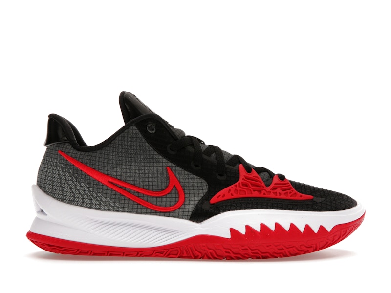 Kyrie 4s cheap black and red
