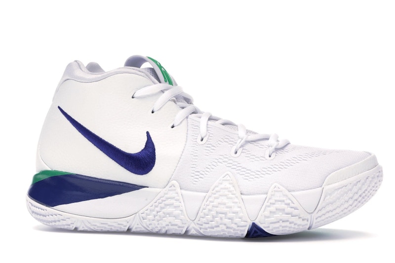 kyrie 4 white and red