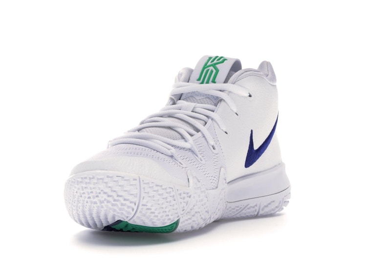 kyrie 4 white blue green