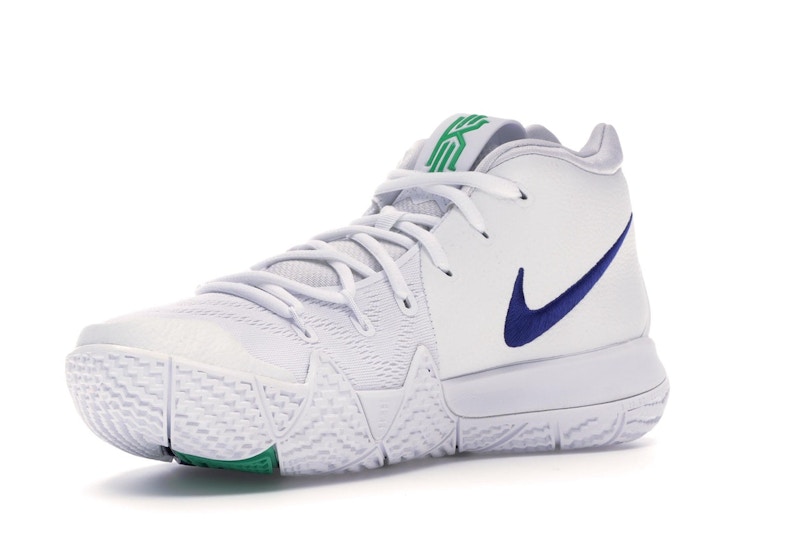 Kyrie 4 white deep royal blue clearance