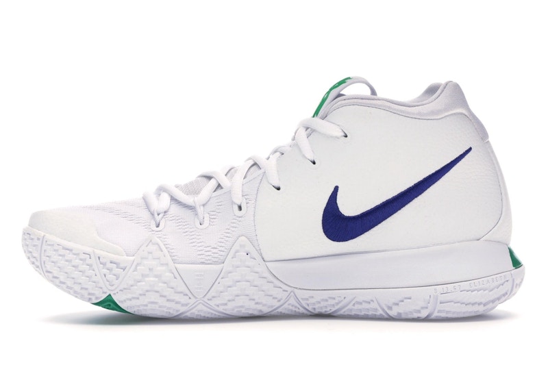 kyrie 4 white blue green