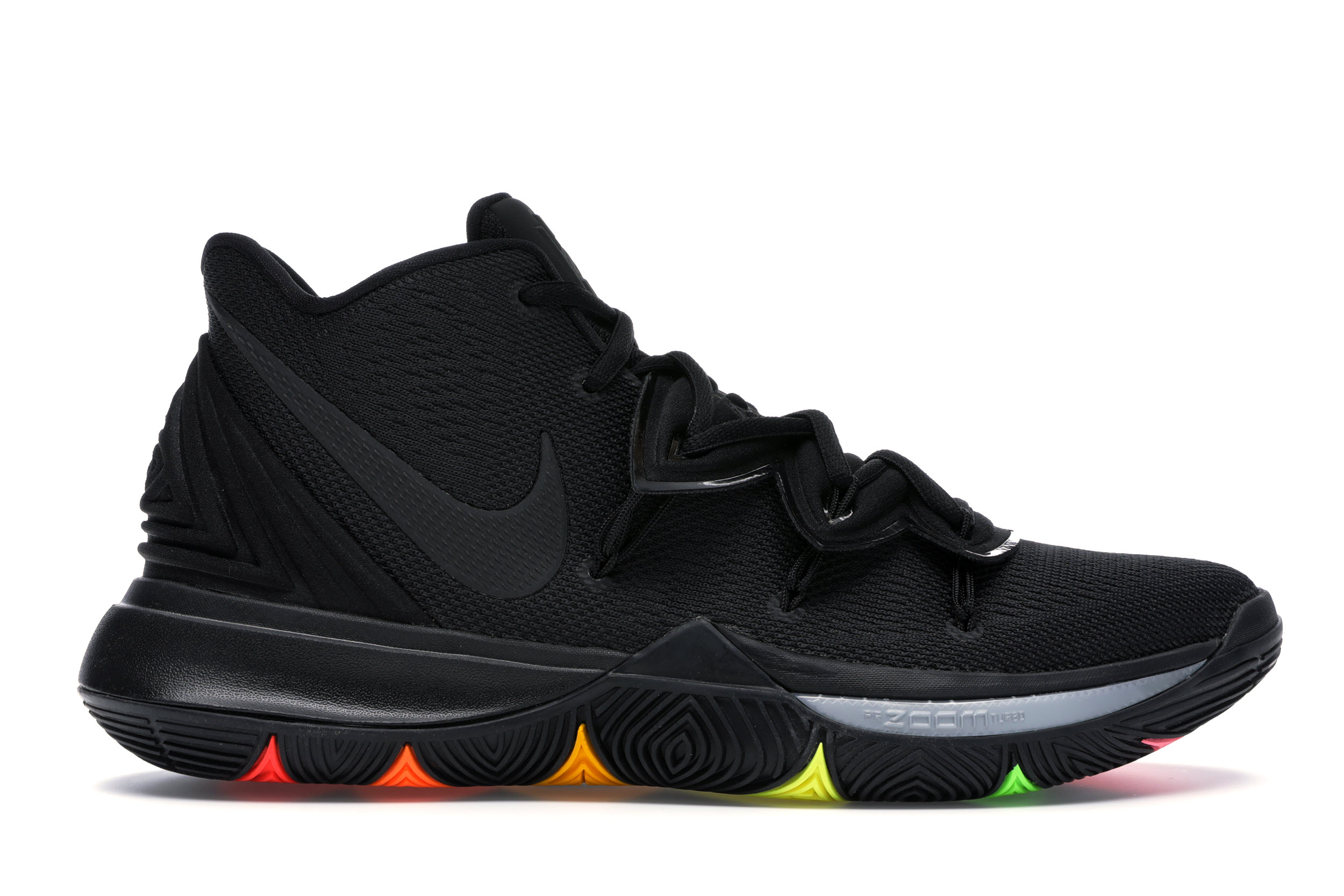 Nike Kyrie 5 Black Rainbow Soles 