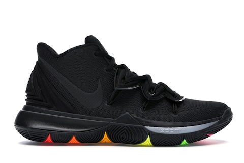 Nike Kyrie Black Rainbow Soles Men's AO2918-001/A02919-001 US
