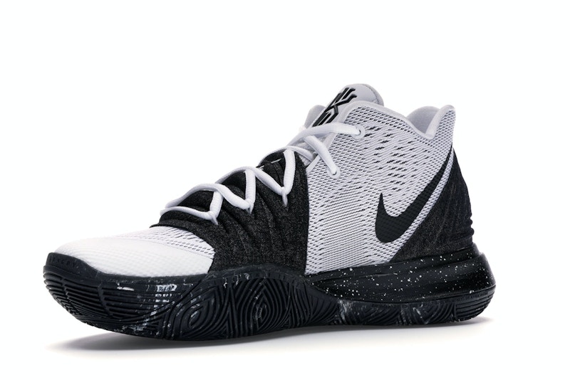 kyrie 5 grey and white