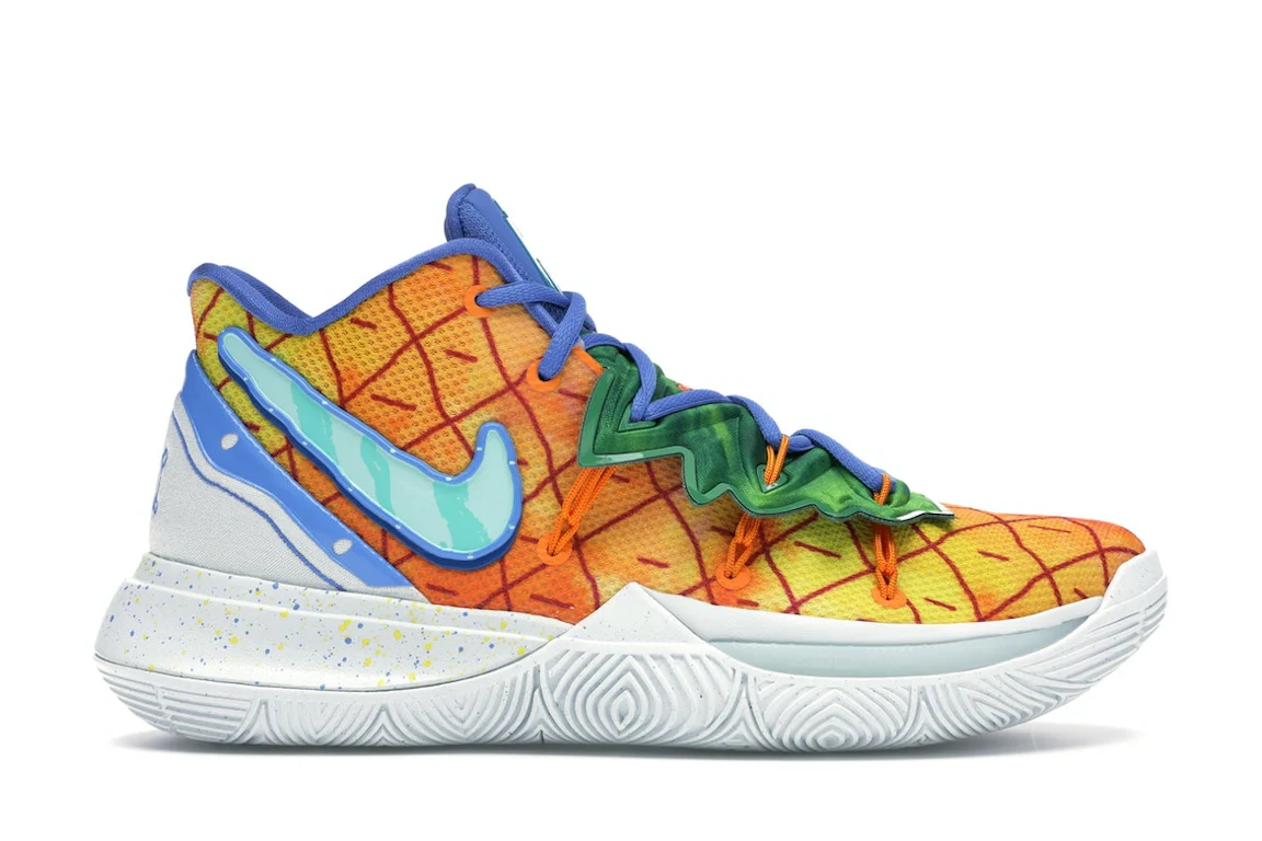 Nike Kyrie 5 Spongebob Pineapple House Men's - CJ6950-800/CJ6951-800 - US