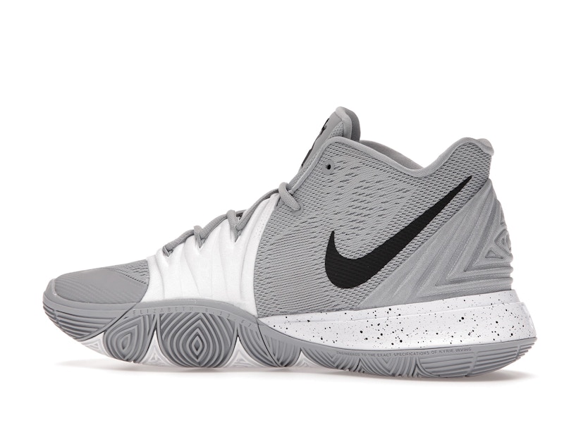 kyrie 5 grey and black
