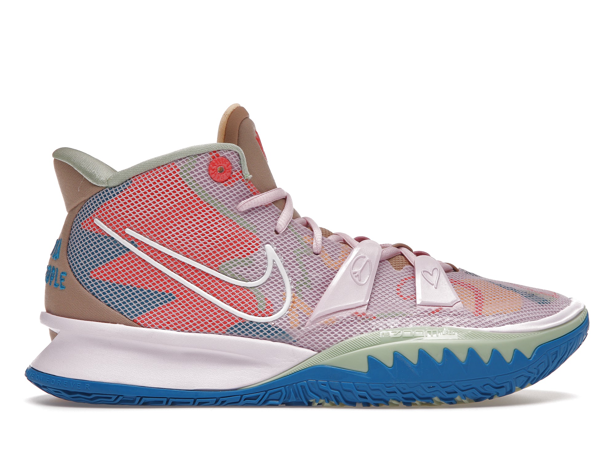 Nike Kyrie 7 1 World 1 People Pink Men's - CQ9326-600/CQ9327-600 - US