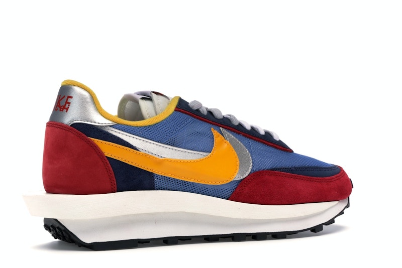 sacai blue red