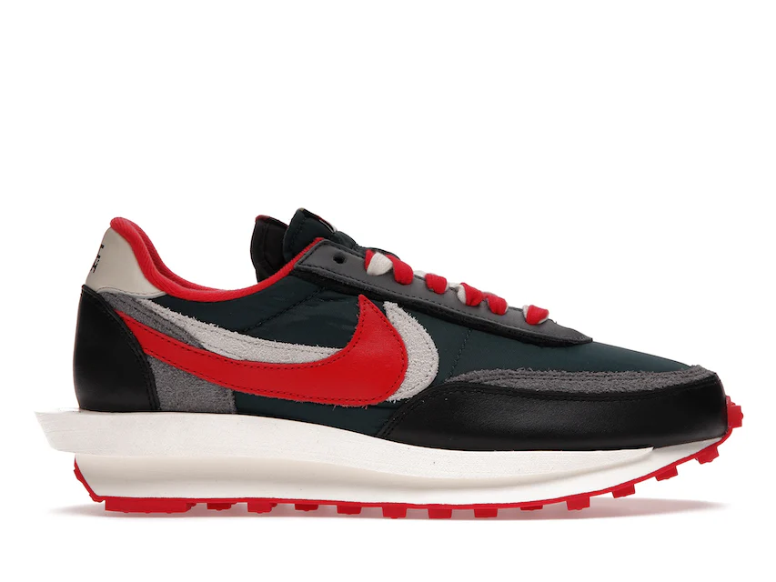 Nike LD Waffle sacai Undercover Midnight Spruce University Red Hombre ...