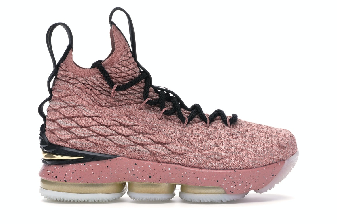 lebron 15 rust pink for sale