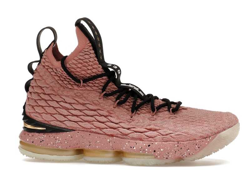 Lebron 15 pink and gold Clearance