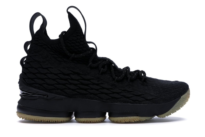 Lebron 15 shop black gum nike