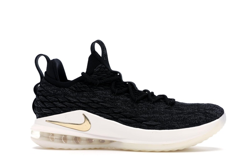 Lebron 15 gold and black clearance