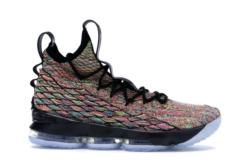 Lebron 15 multicolor black clearance