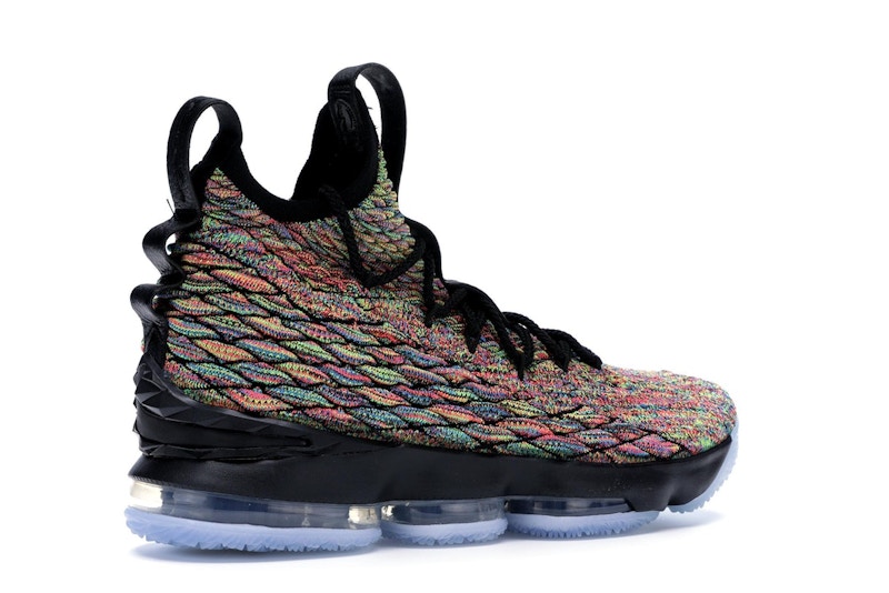 Lebron 15 multicolor black clearance