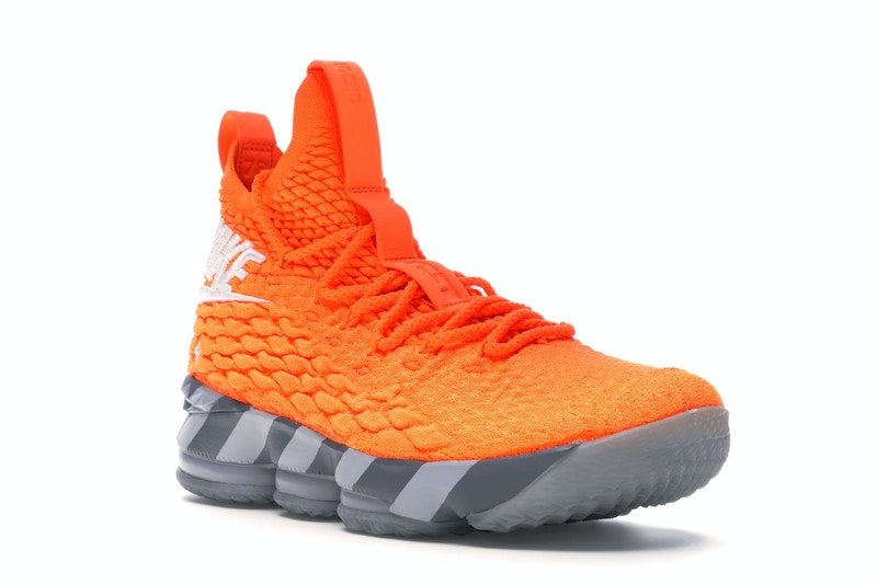 Lebron 15 box orange Clearance