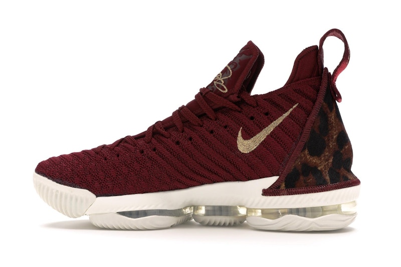 Burgundy lebron 16