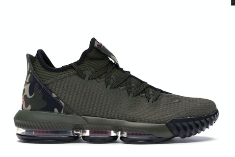 Nike LeBron 16 Low Camo Men's CI2668-300/CI2669-300 US