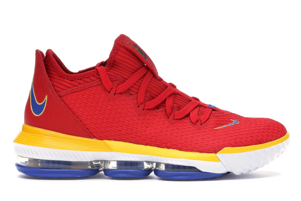 Nike LeBron 16 Low SuperBron Men's - CK2168-600/CK2172-600 - US