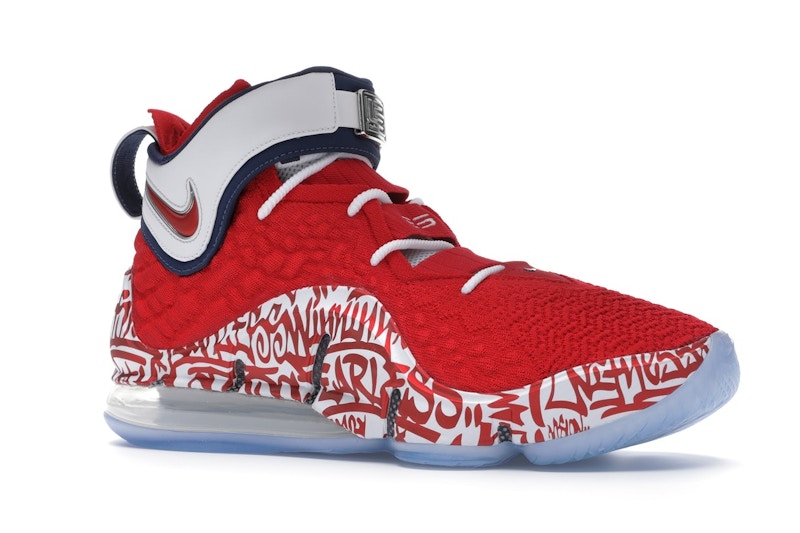 Nike LeBron 17 Graffiti Remix Red