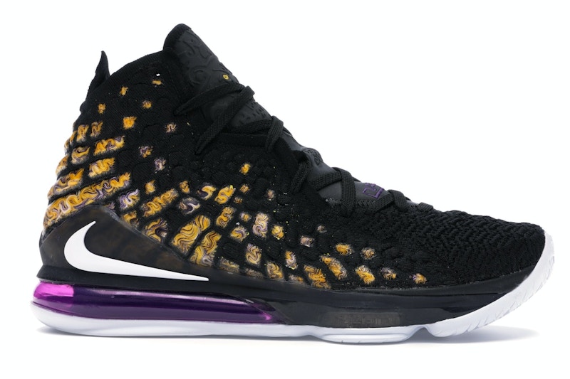 Lebron 17 black and purple clearance