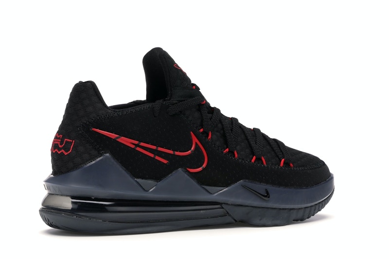 Lebron 17 black and red