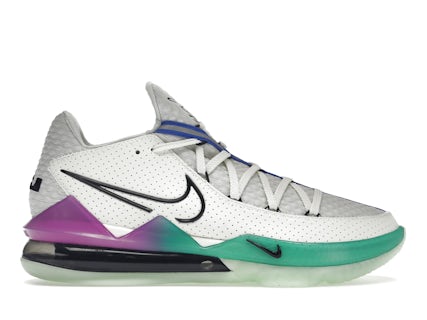 Lebron 17 Low Particle Grey Nike LeBron 17 Low Glow-In-The-Dark