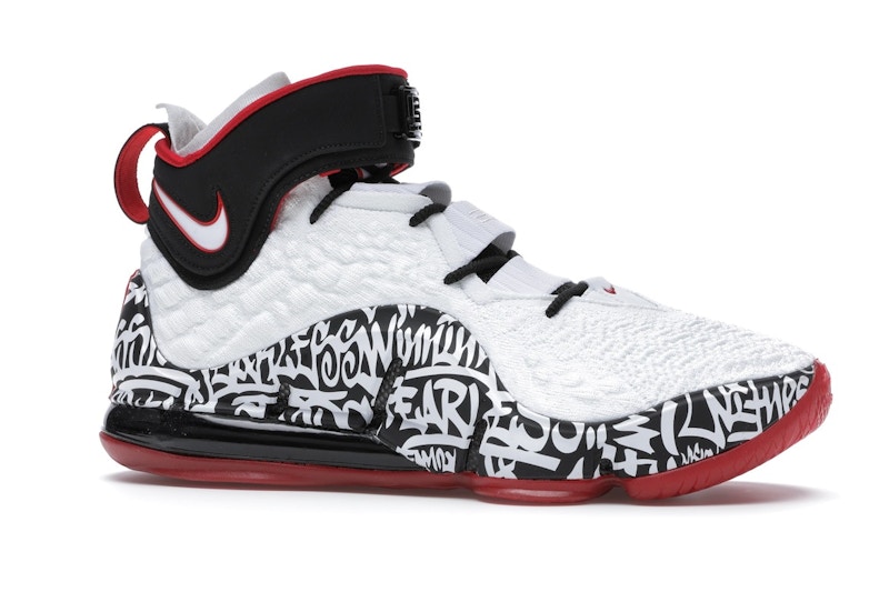 Lebron 17 graffiti fire red stockx Clearance