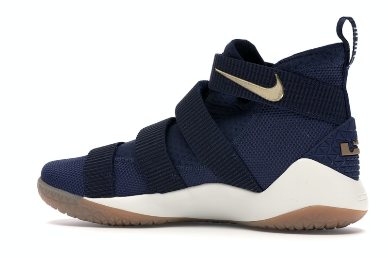 Lebron 11 soldier navy blue clearance