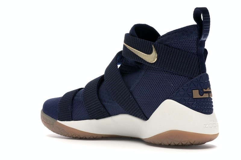 Navy blue lebron soldier 11 Clearance