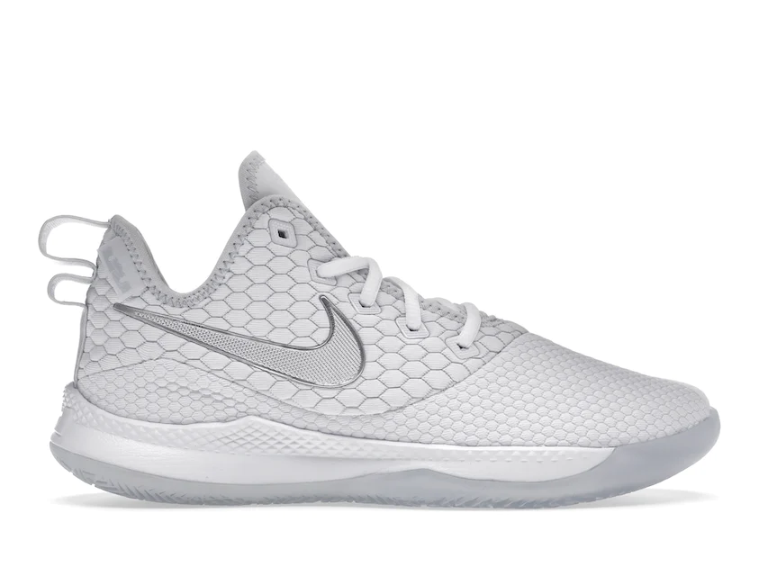 Nike LeBron Witness 3 White Chrome 0