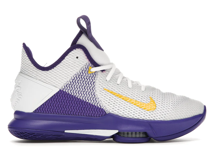 Nike LeBron Witness 4 White/Voltage Purple 0