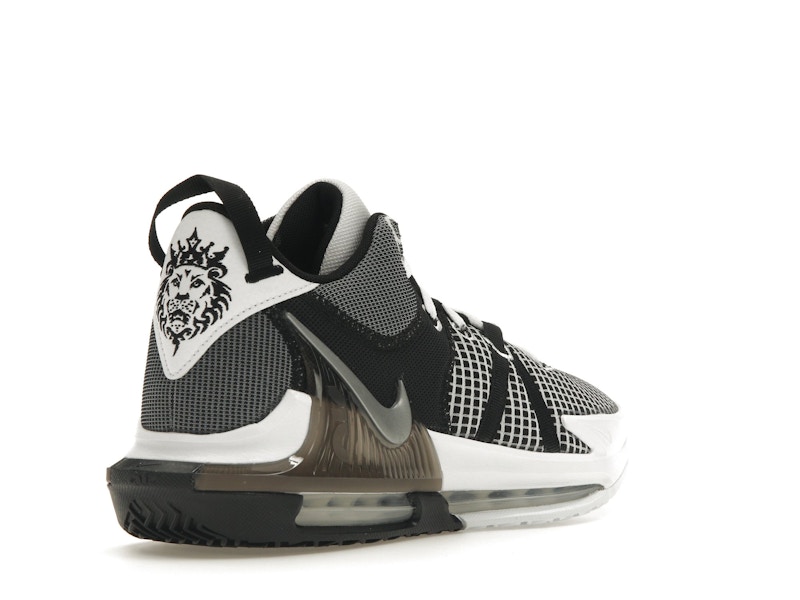 Nike LeBron Witness 7 White Black Metallic Silver