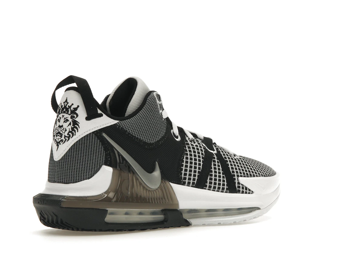 Nike LeBron Witness 7 White Black Metallic Silver