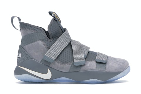 Cool Grey Lebron Soldier Xi Mens Basketball Sneakers Lebron