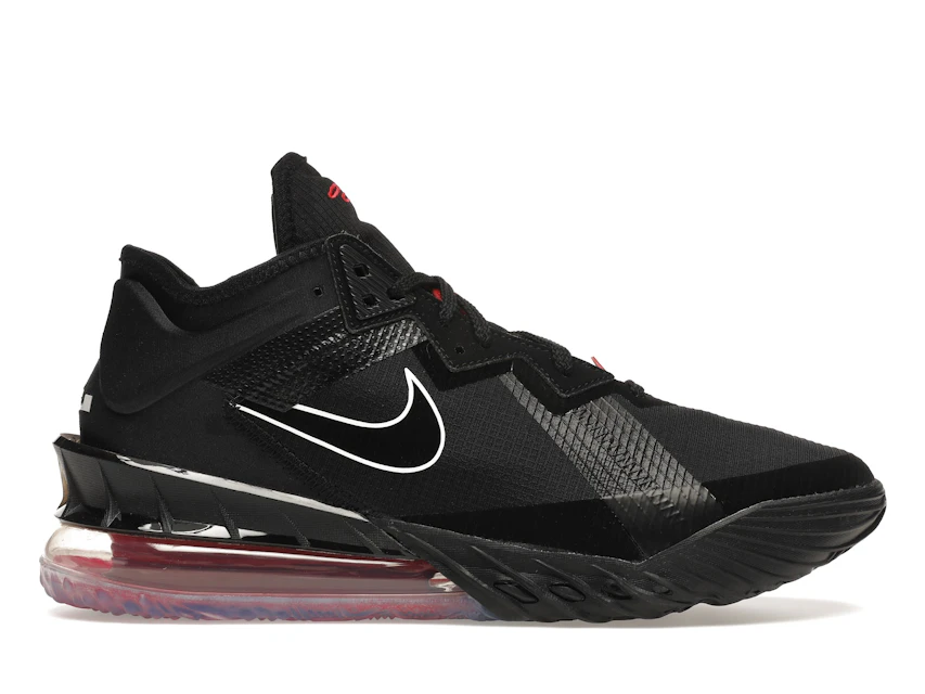 Nike LeBron 18 Low Black Red 0