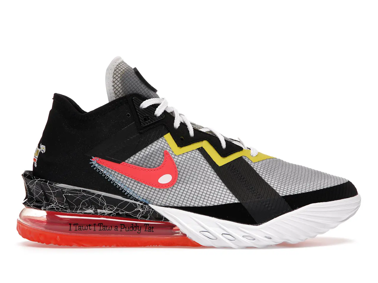 Nike LeBron 18 Low Sylvester vs Tweety Space Jam Men's - CV7562-103/CV7564-103 - US