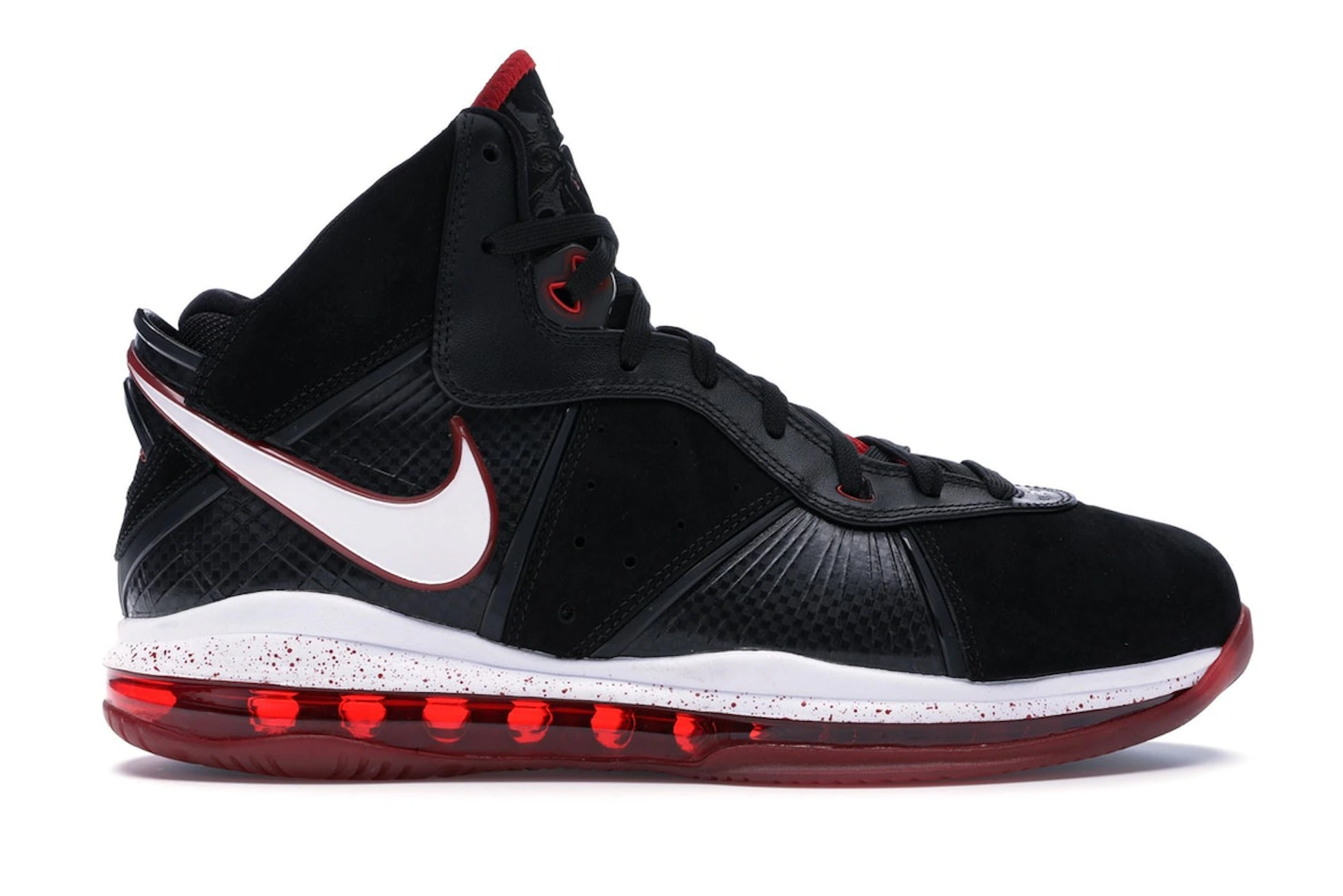 Nike LeBron 8 Black/White/Red - 417098-002