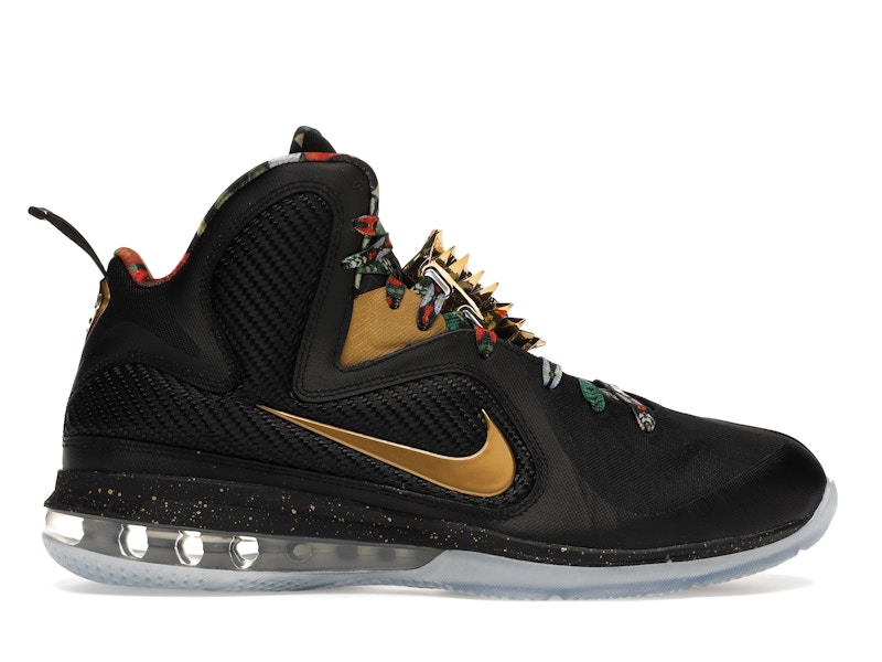 Lebron 9 online black and gold