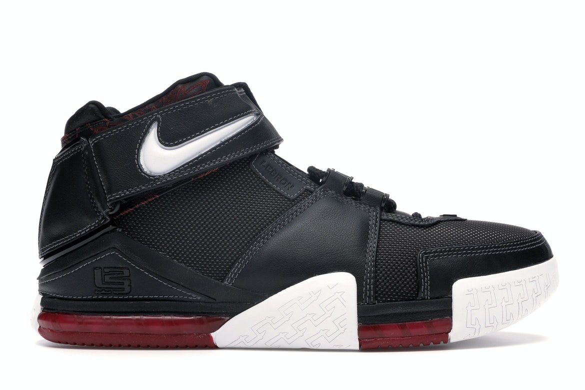 Nike LeBron Zoom 2 Black Crimson 