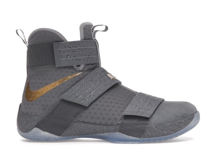 Nike LeBron Zoom Soldier 10 Battle Grey Men's 899620-010/899621