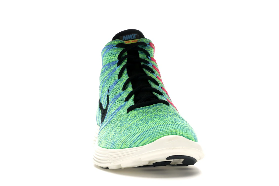 Nike Lunar Flyknit Chukka Blue Glow Volt